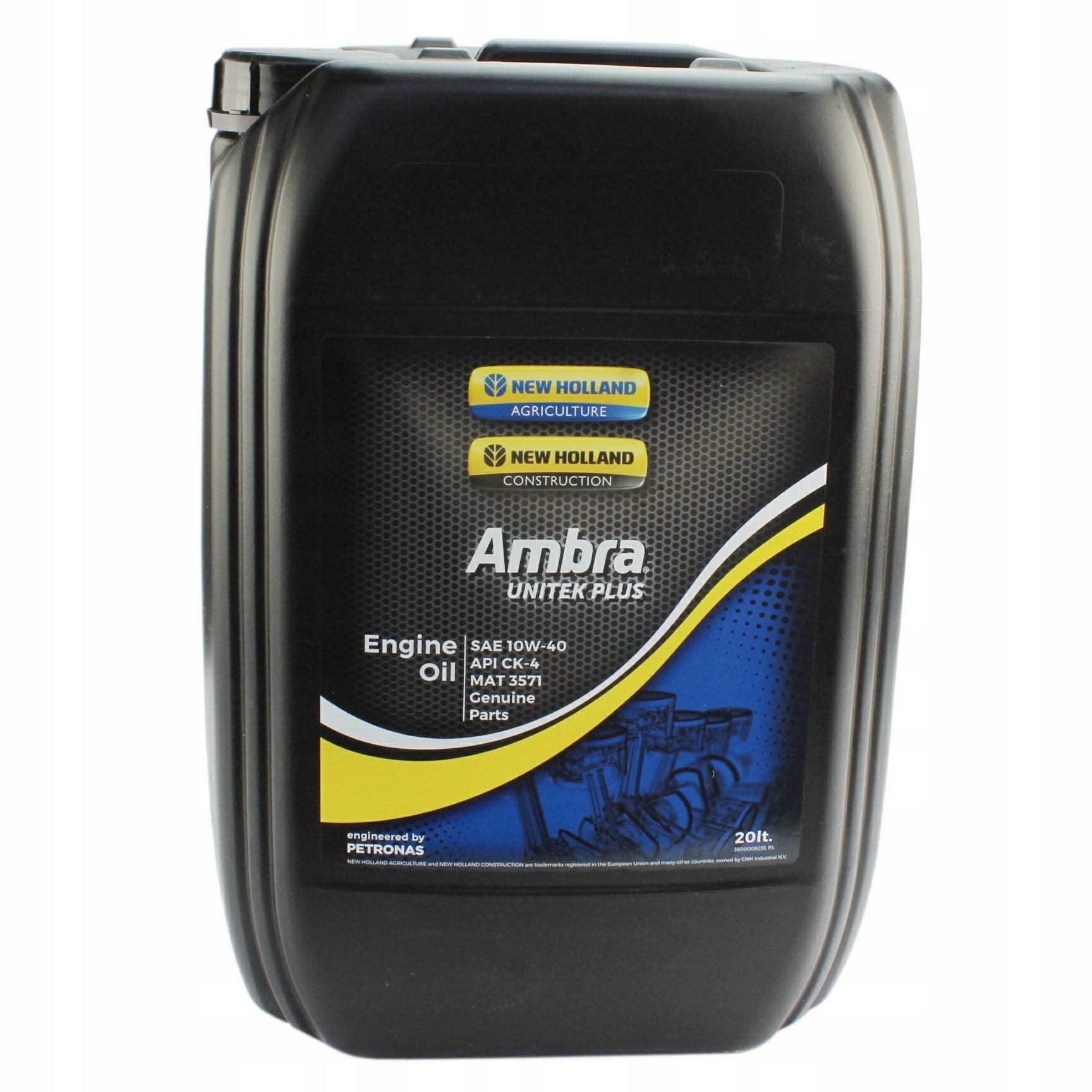 Motorový Olej Polosyntetický Ambra Unitek Plus 10W40 20L New Holland