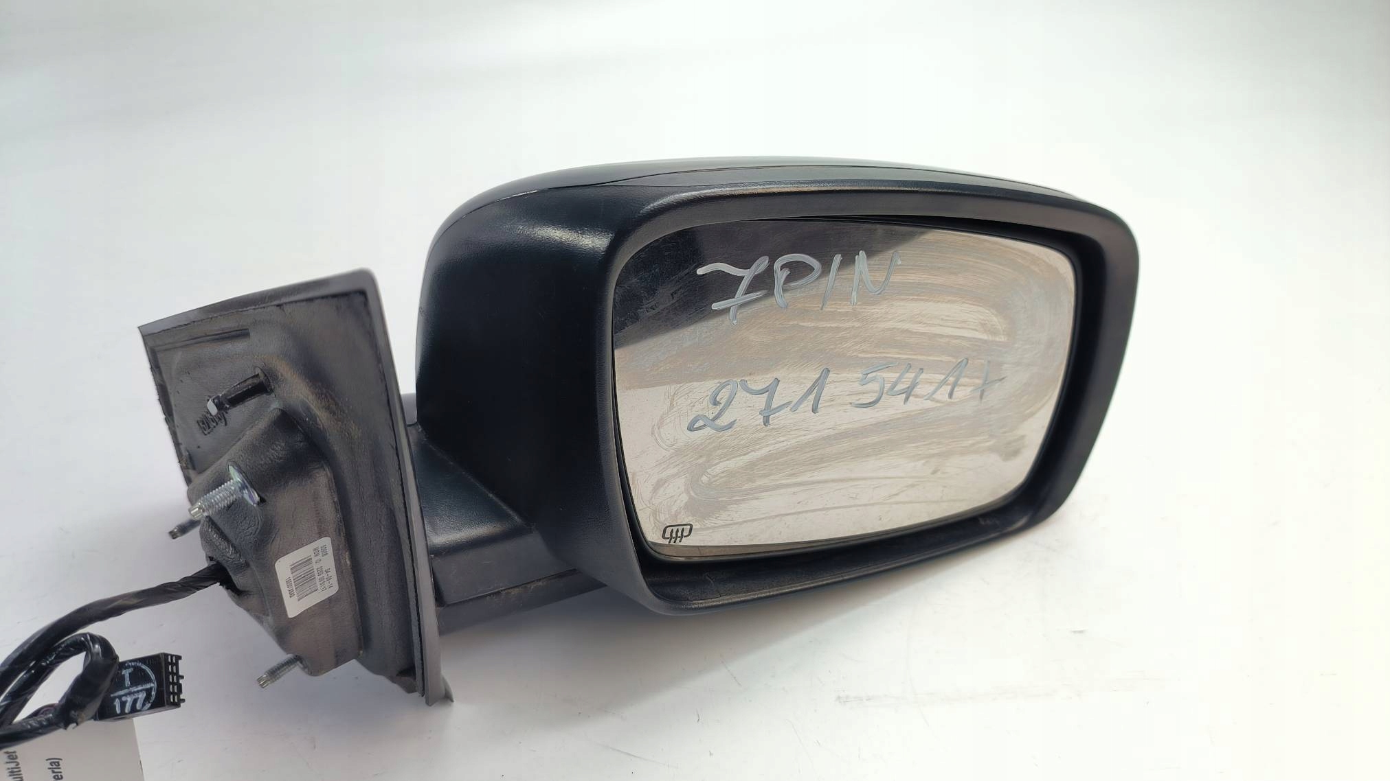 mirror right EU black, FIAT FREEMONT 7 PIN