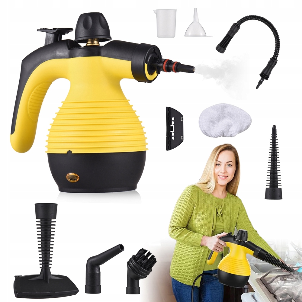 Ruční Parní Čistič 1050 W Vysoká Teplota Rychlý Start