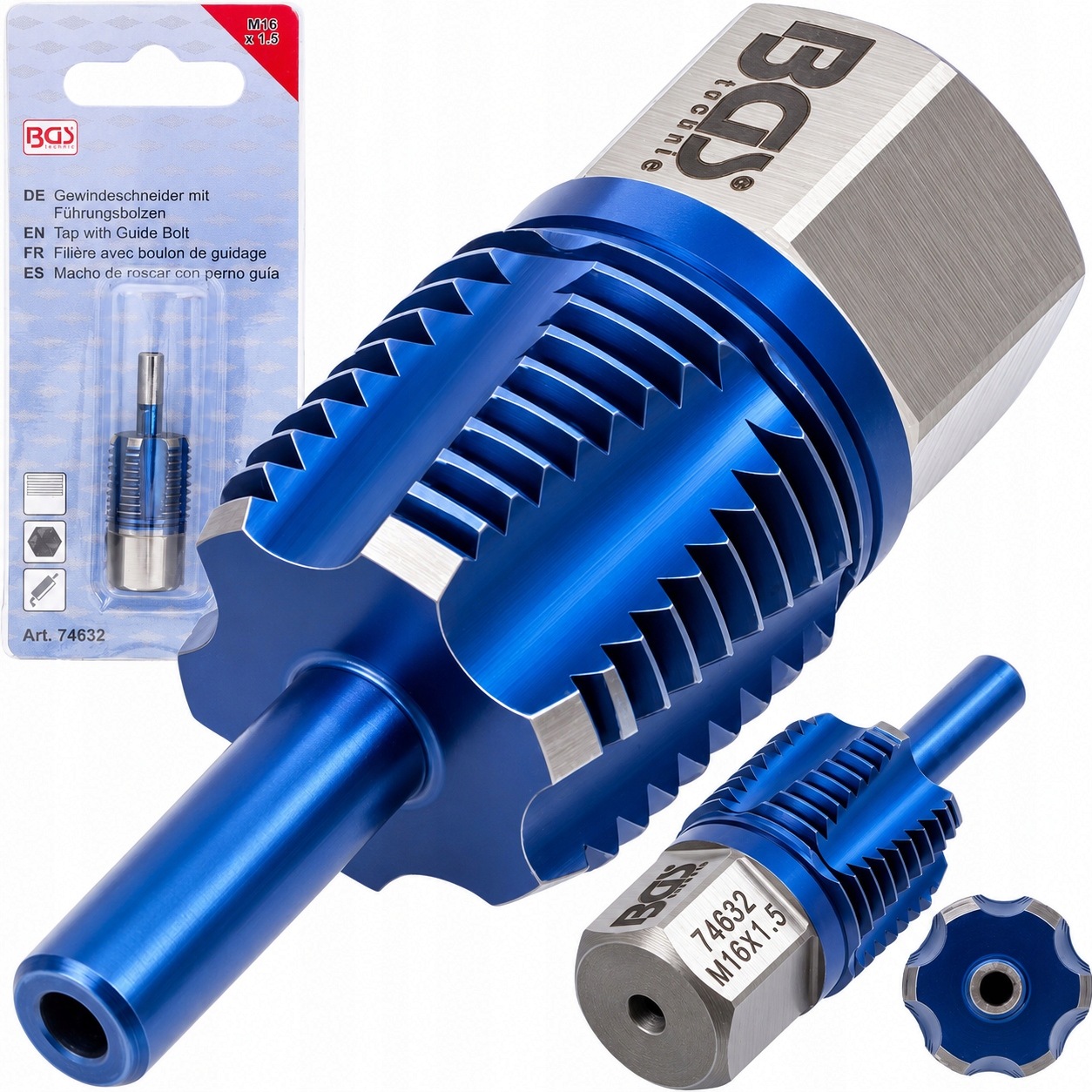 Gwintownik z prowadnicą M16 x 1,5 do czujników Nox filtra cząstek Dpf Bgs