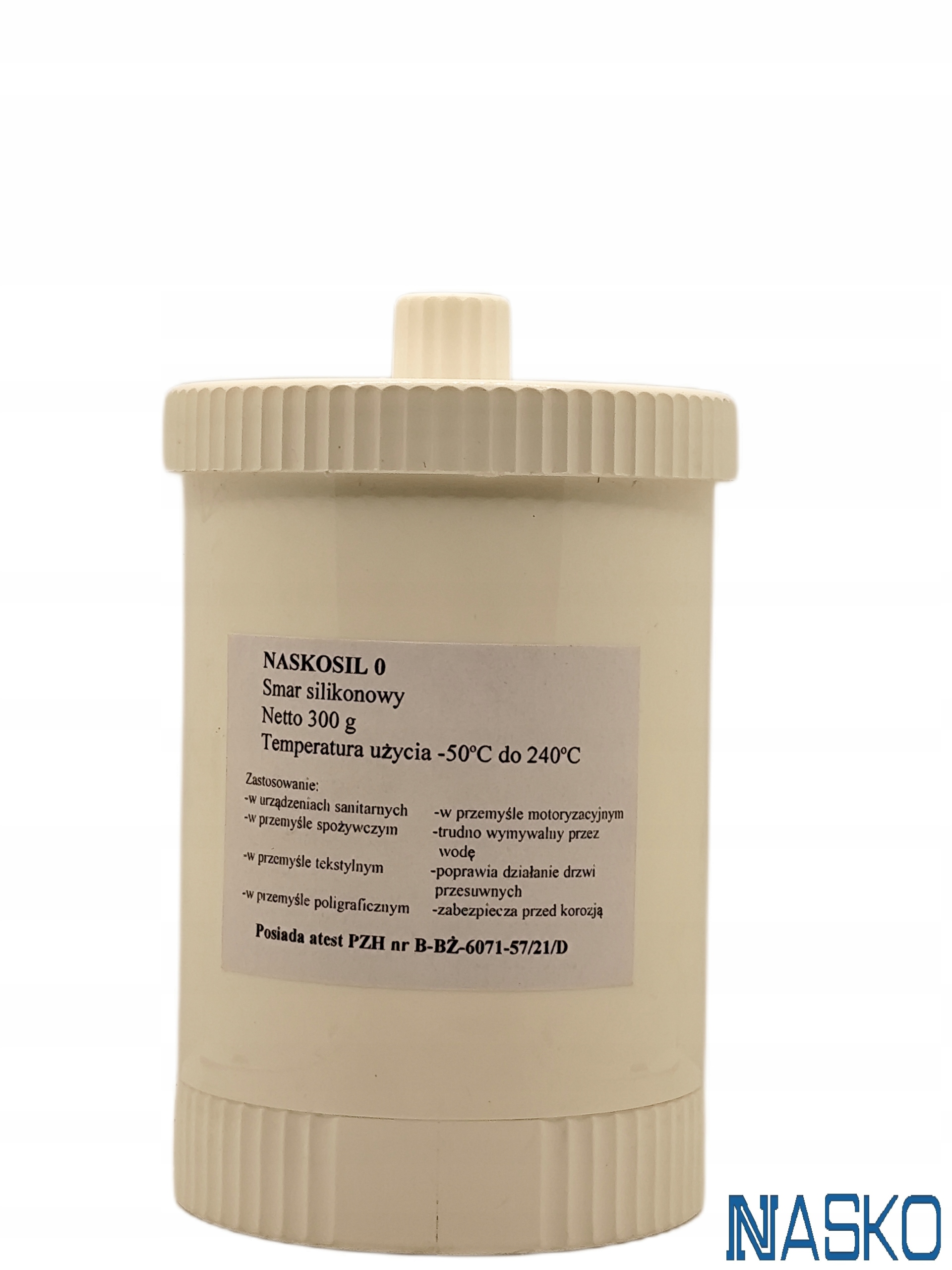 Smar Naskosil 0 300g smar silikonowy