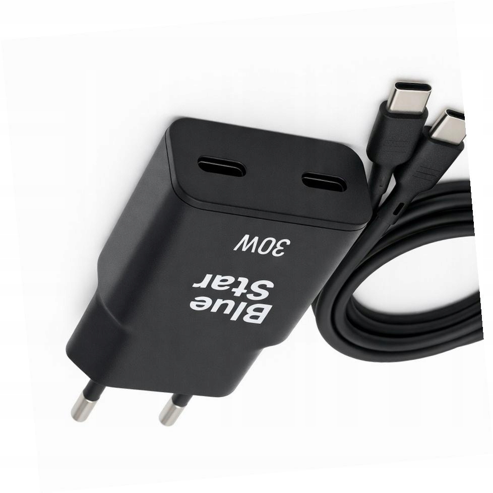 Szybka ładowarka 30W 2 porty z długim kablem 2m do Samsung Galaxy S26 Ultra