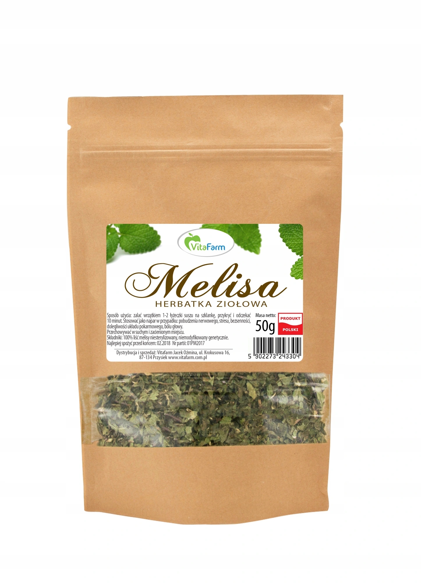 

Melisa Lekarska Suszony Liść 50 g