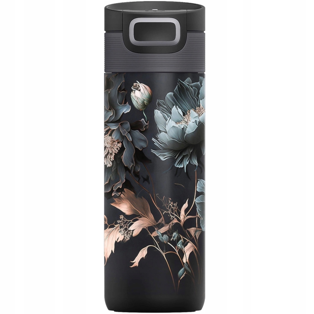 Kambukka kubek termiczny termos podróżny na kawe Etna 500 dark flowers