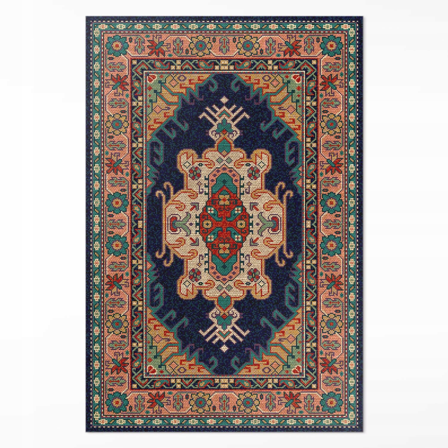 Dekoračný vinylový koberec Orientálny ornament perzský štýl XXL 150 x 225 cm