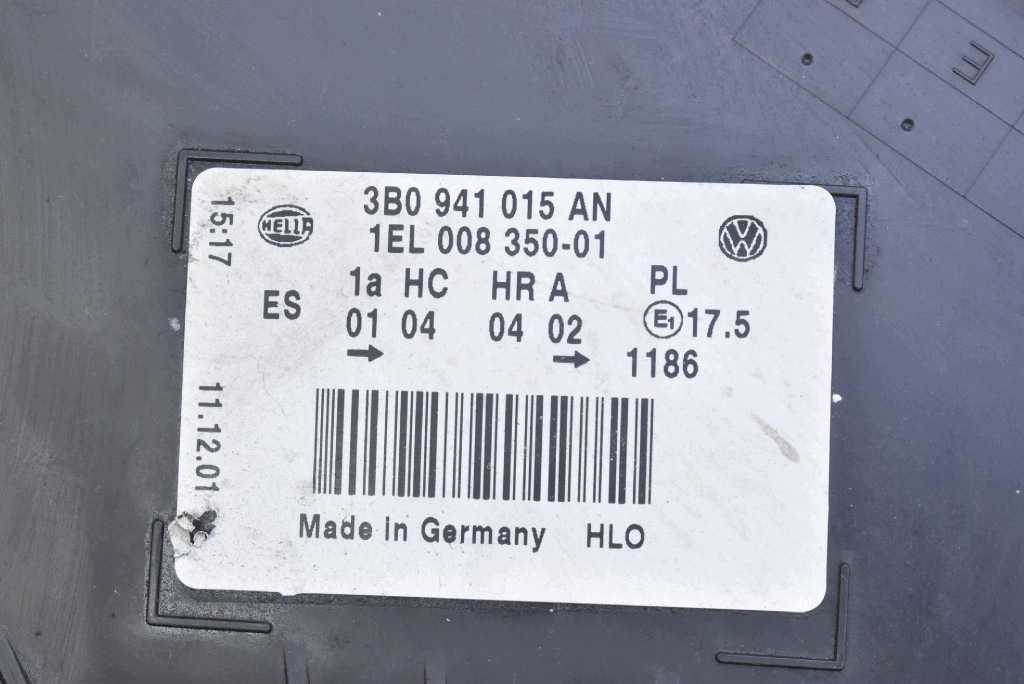 REFLEKTOR left light front lens EU 3B0941015AN VW PASSAT B5 LIFT 00-05