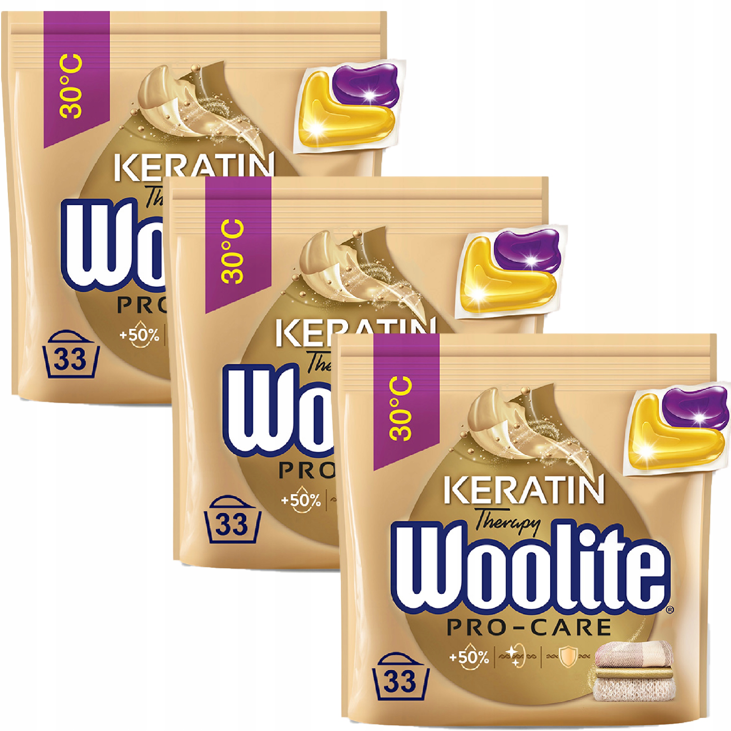 

Woolite Pro-Care Kapsułki Koloru Białego 3x33szt