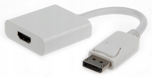 Przejściówka Gembird A-DPM-HDMIF-002-W 0,20 m biała
