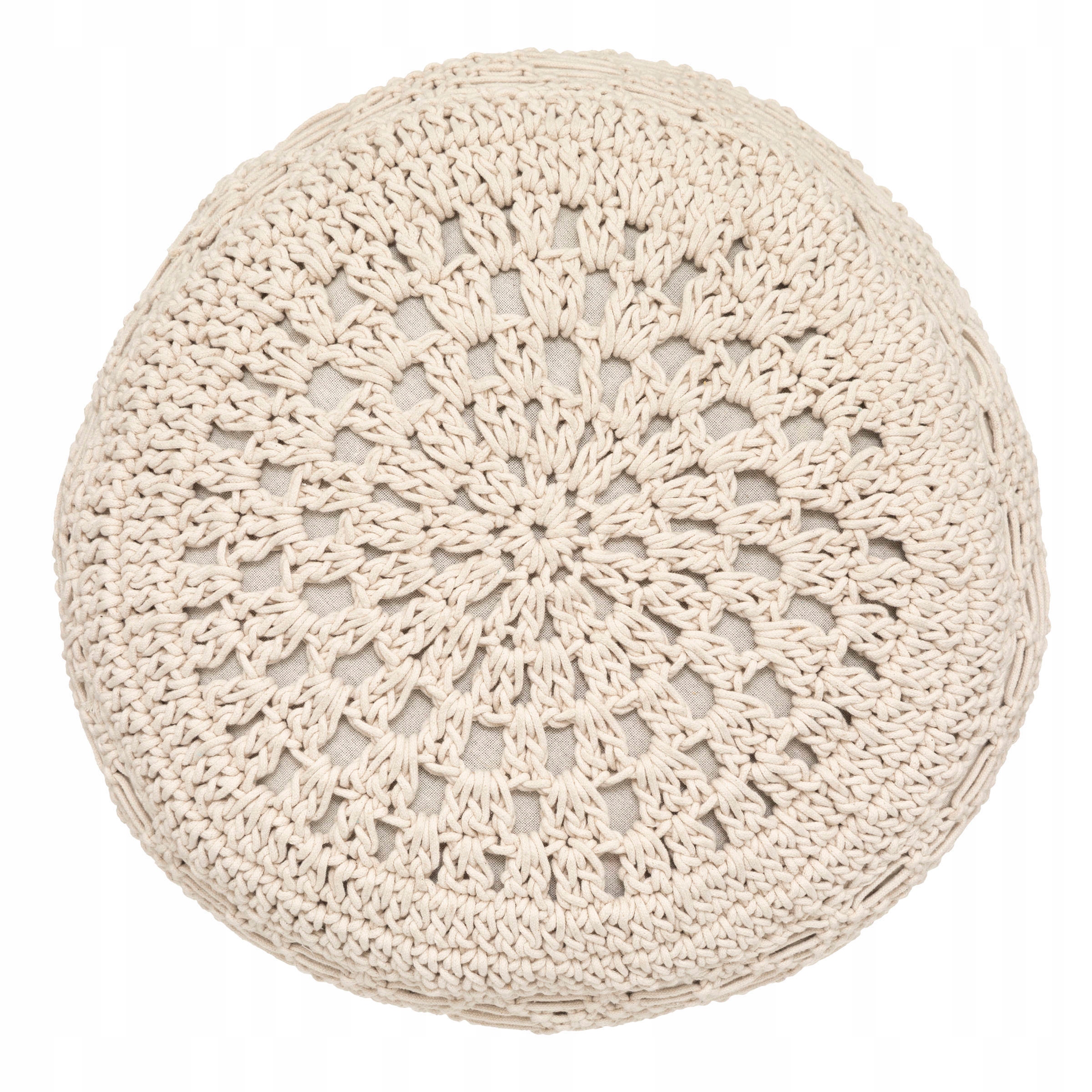 

Pufa pleciona stylowa lekka Boho 44 cm