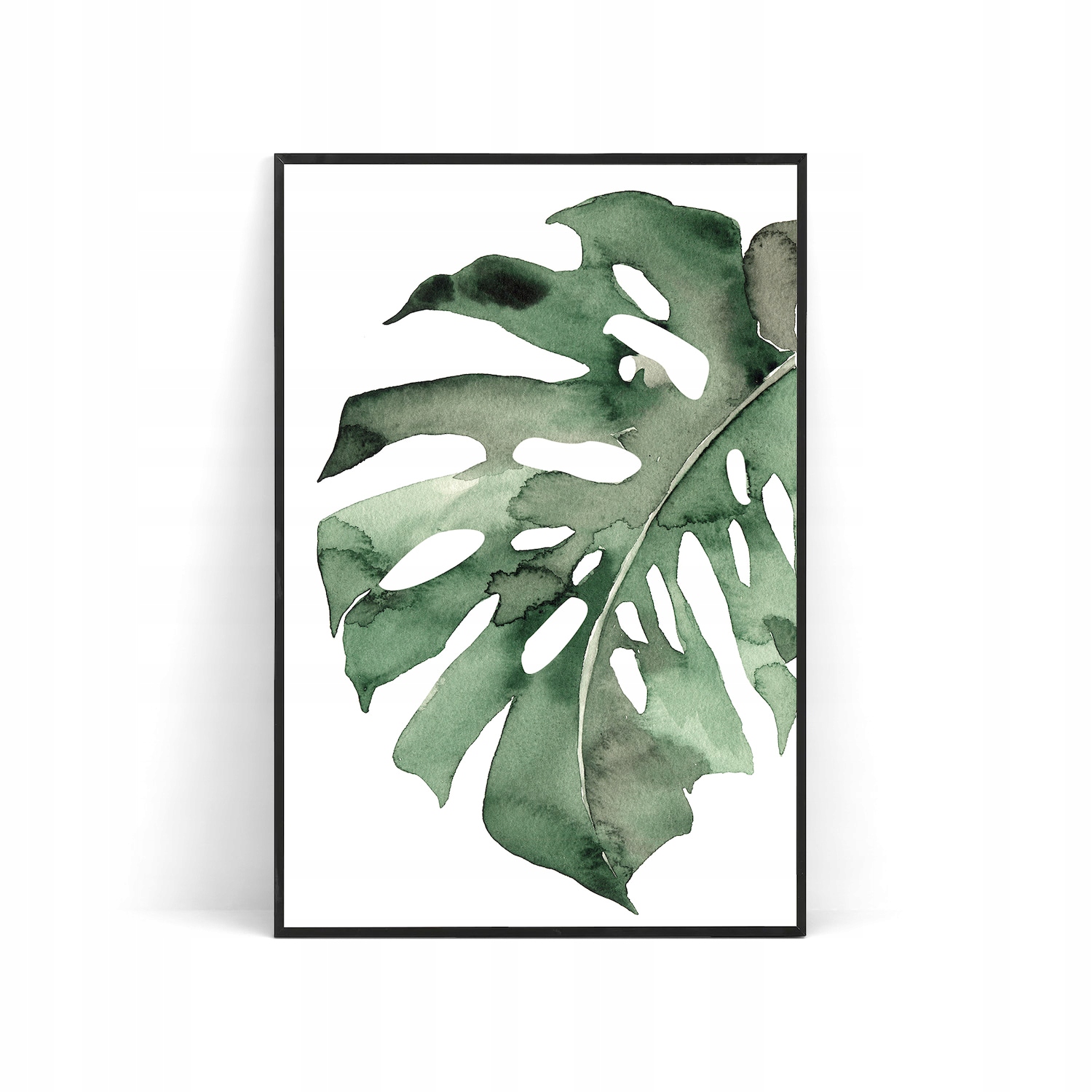 

Plakat Zielony Liść Akwarela grafika 61x91
