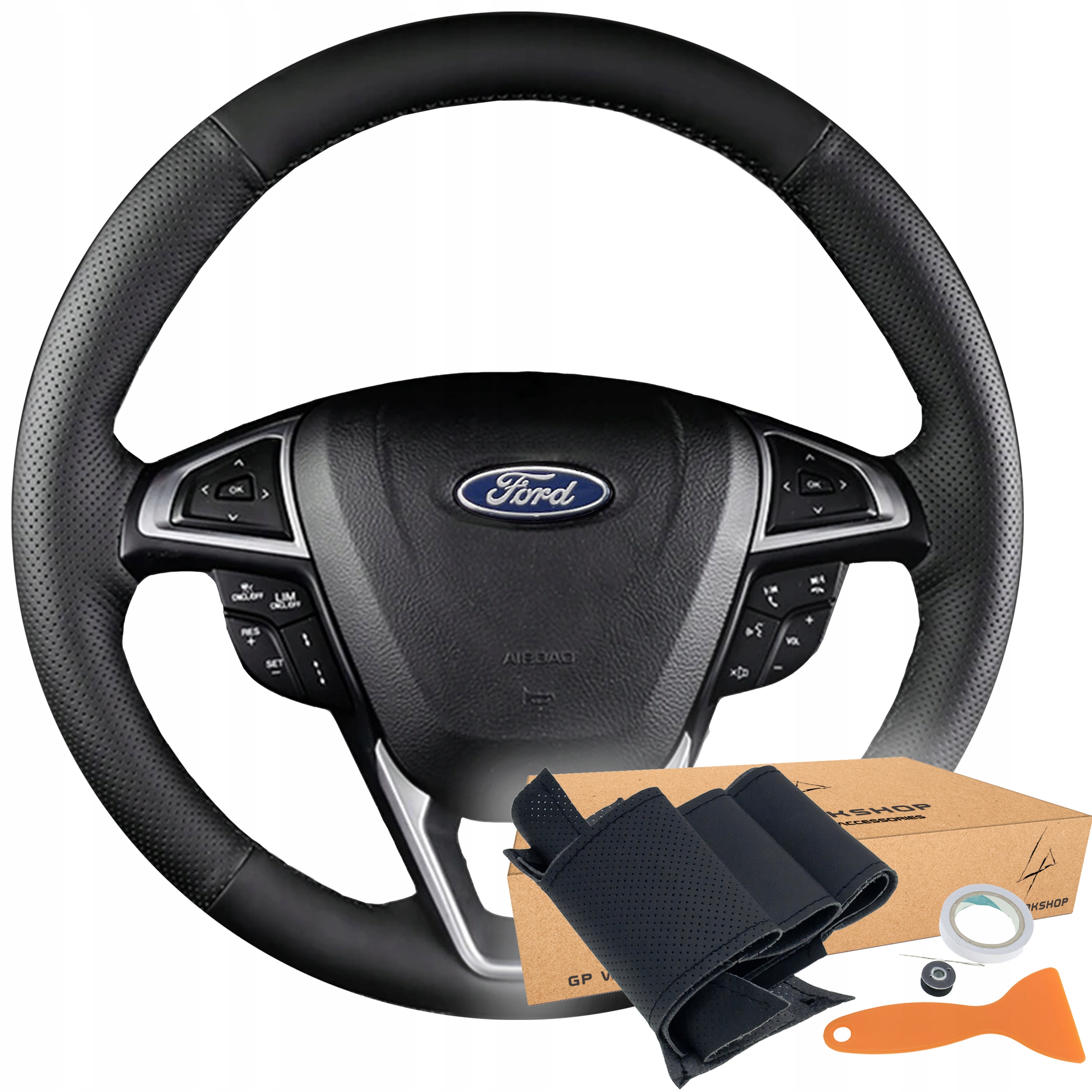 Potah Volantu Lem Ford Mondeo MK5 Fusion II Edge II