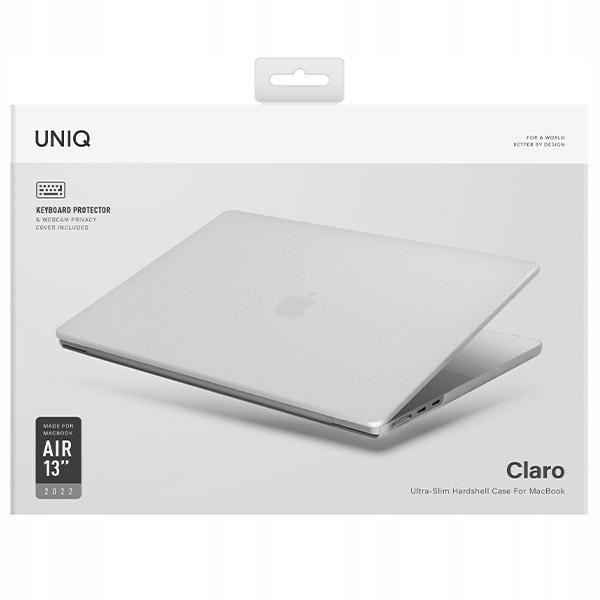 Uniq Claro matné pouzdro Hard case pouzdro slim pro MacBook Air 13 M2/M3/M4