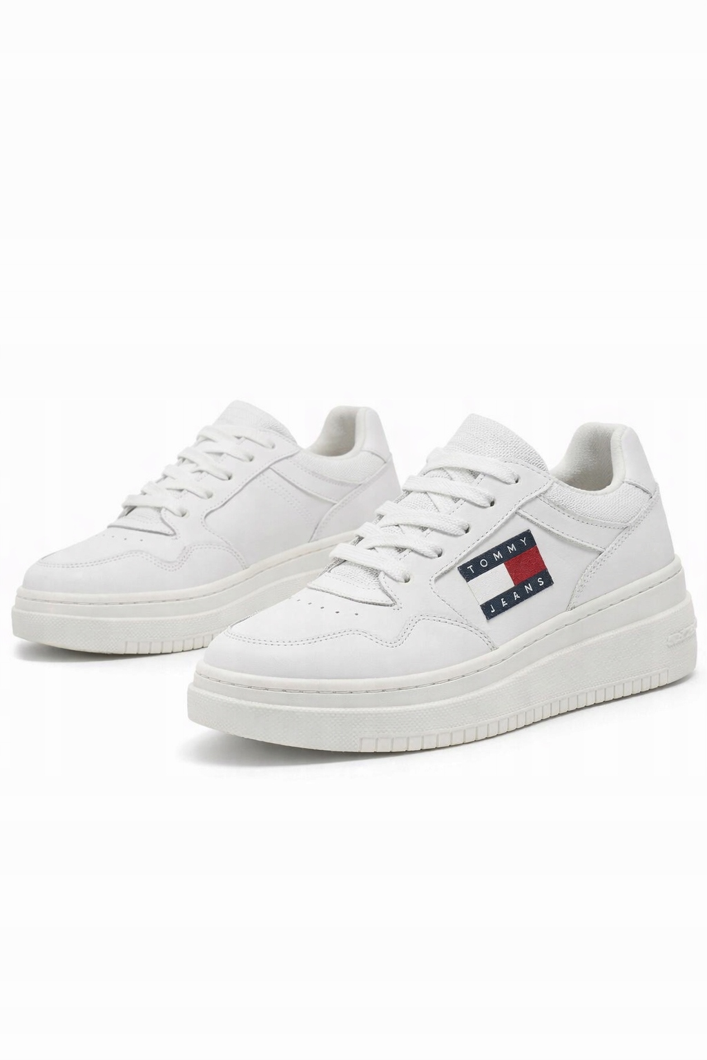 Tommy Jeans Bílé Sportovní Boty Na Silné Podrážce S Logem 39 I4B