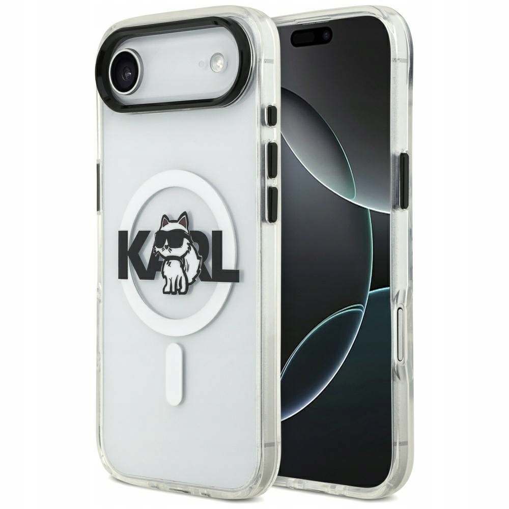 Etui Karl Lagerfeld IML Choupette Sketch Logo MagSafe na iPhone Air Karl