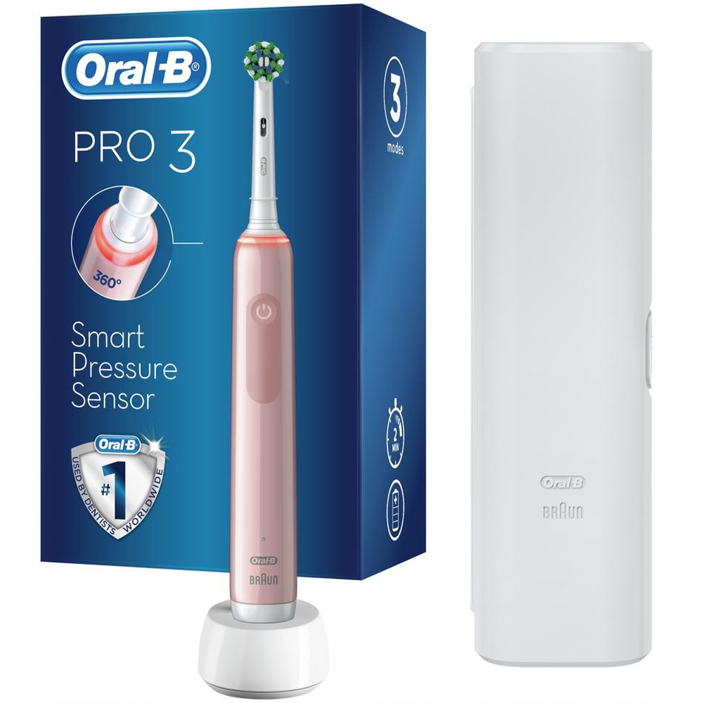 

Szczoteczka Elektryczna Oral-b Pro 3 3500 Etui Róż