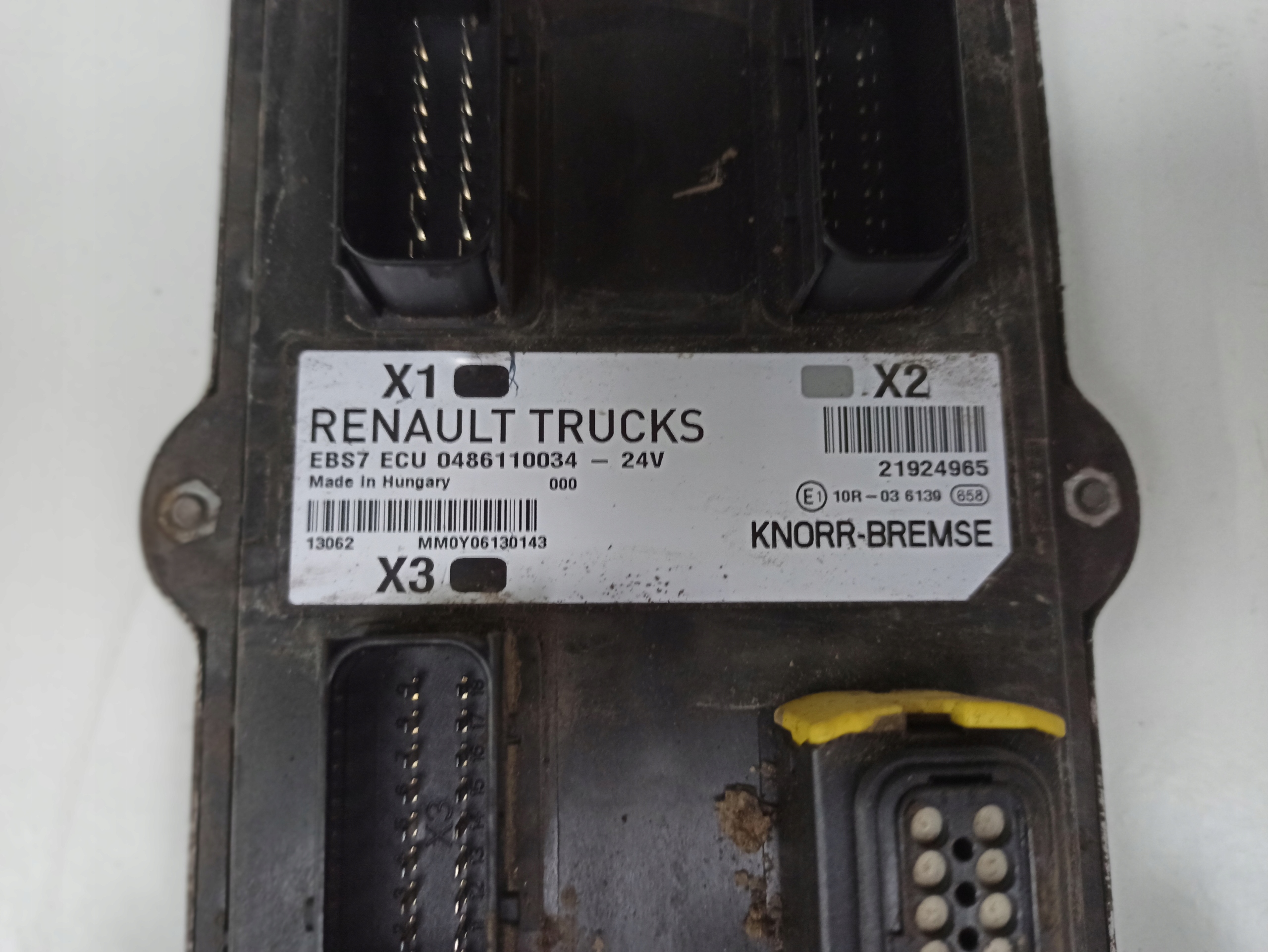 KASETA EBS STEROWNIK ECU MODUŁ EBS7 RENAULT GAMA T RANGE C Producent części Renault OE