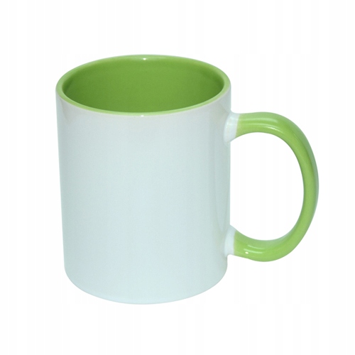 

Kubek 330ml Eco Funny Jasnozielony Sublimacja