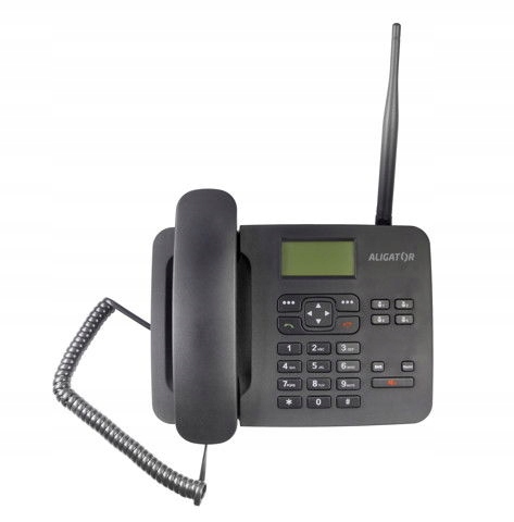 Aligator T100 Stolní telefon na simkartu Black