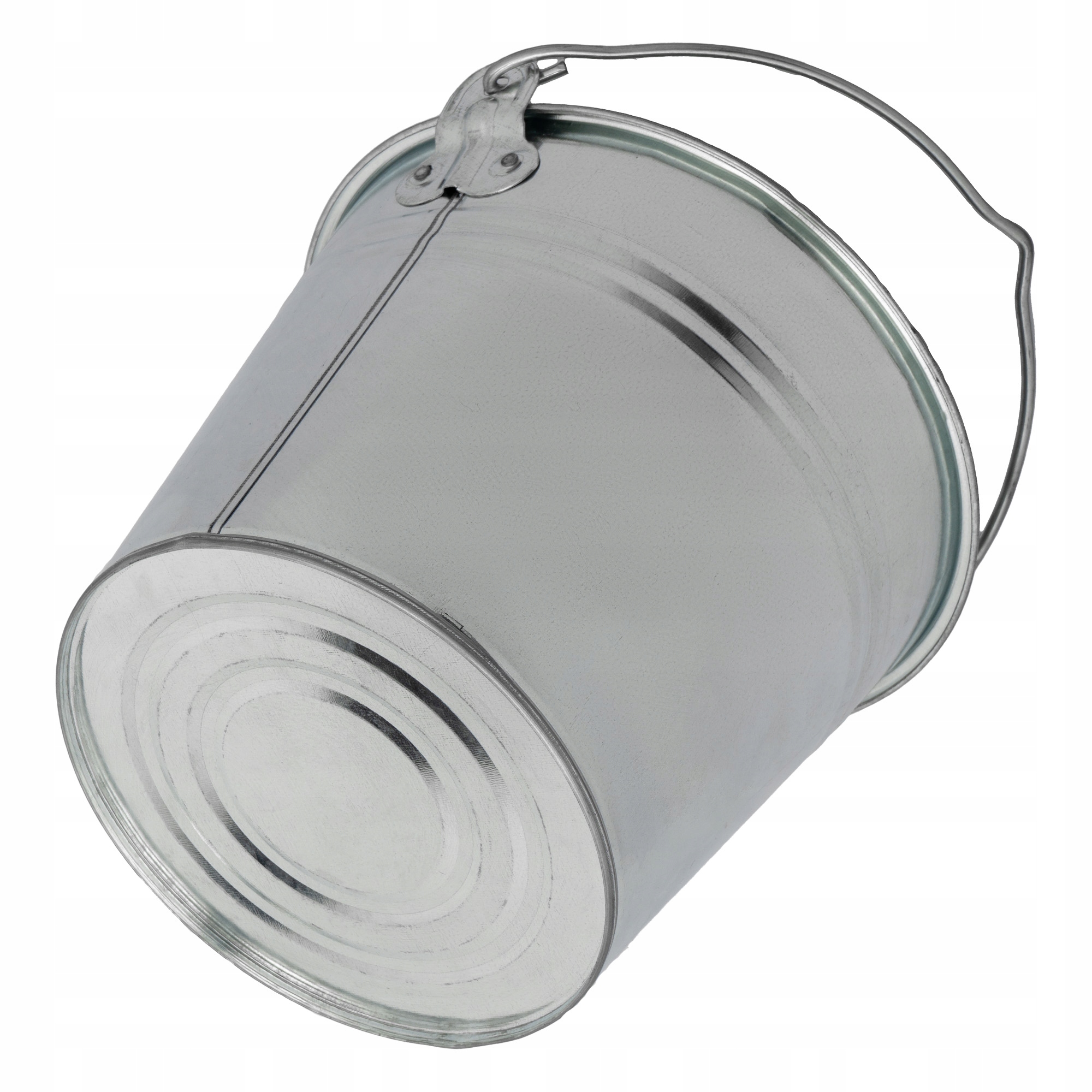 WIADRO METALOWE OCYNKOWANE 14L MOCNE OCYNK Kształt okrągłe