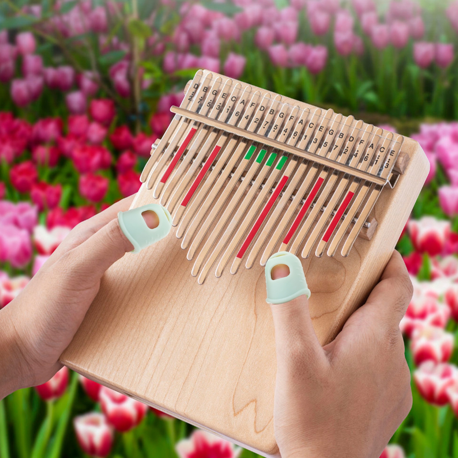 SILIKONOWE OSŁONY NA PALCE KALIMBA PROTECTOR Kciuk Liczba par w opakowaniu 1