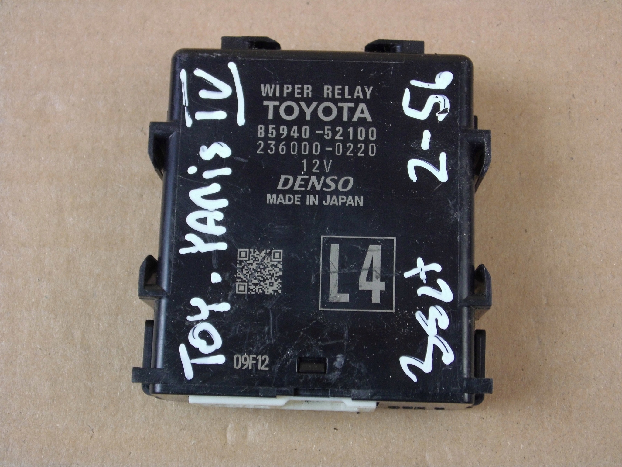 Toyota Yaris IV Relè tergicristalli modulo 8594052100