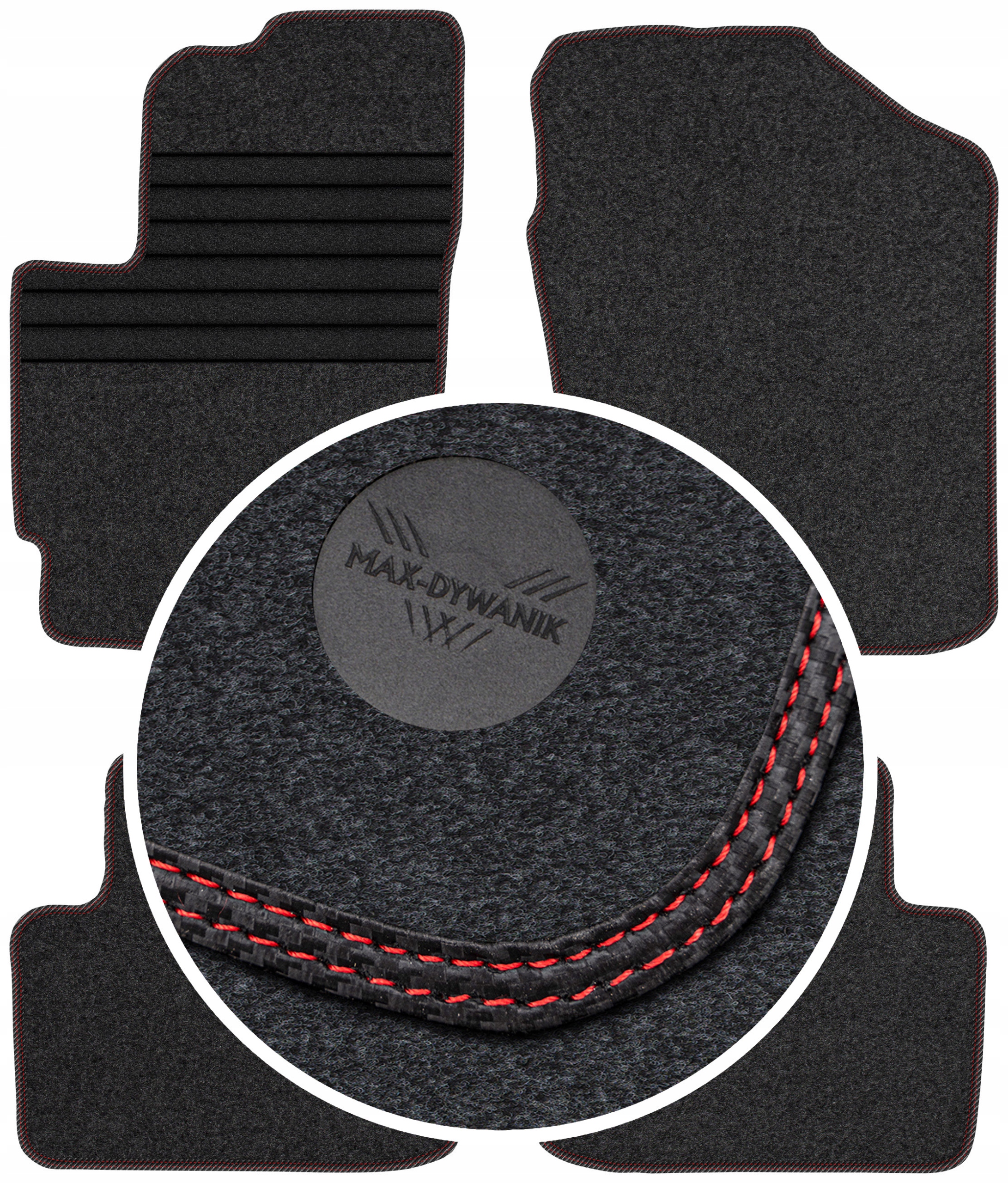 Subaru Justy 2007-2011 Velurové koberce do auta