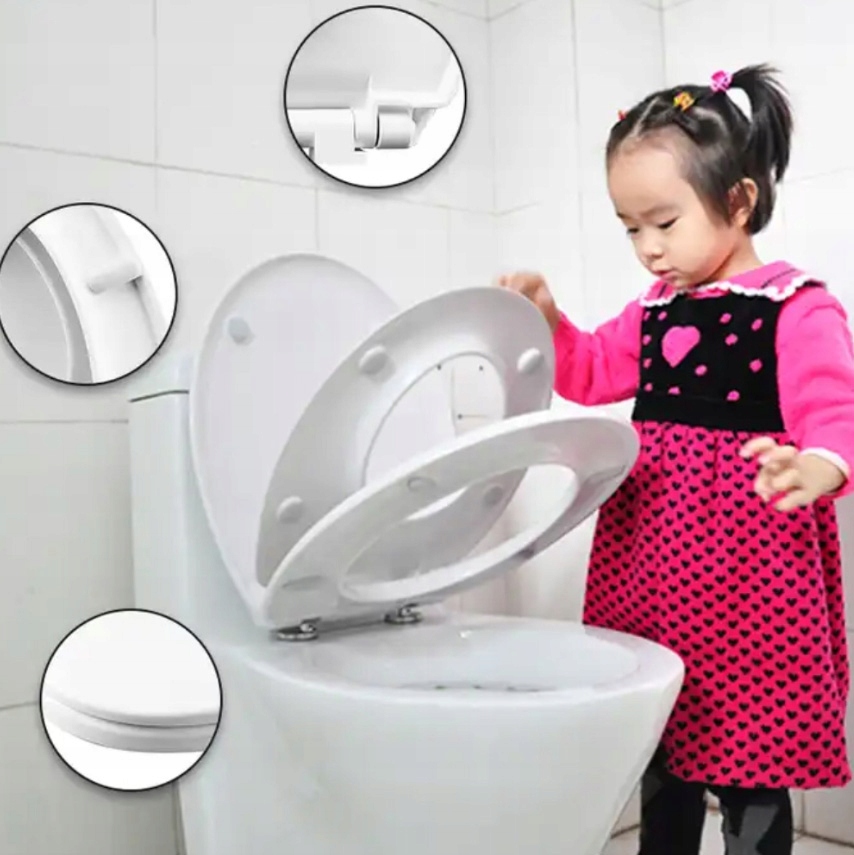 DESKA WC SEDESOWA Z DUROPLAST WOLNOOPADAJĄCA UNIWERSALNA WYPINANA TOALETOWA Linia Super Slim