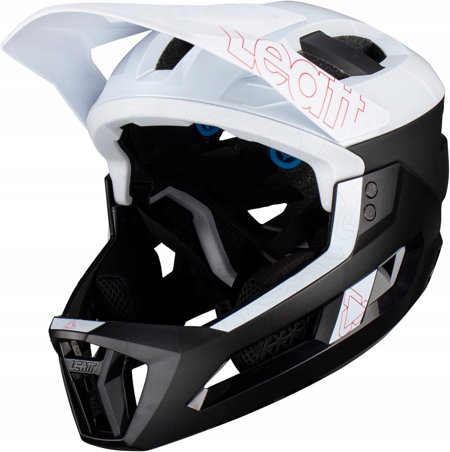 Leatt kask rowerowy Mtb Enduro 3.0 V23 white S z wypinaną szczęką