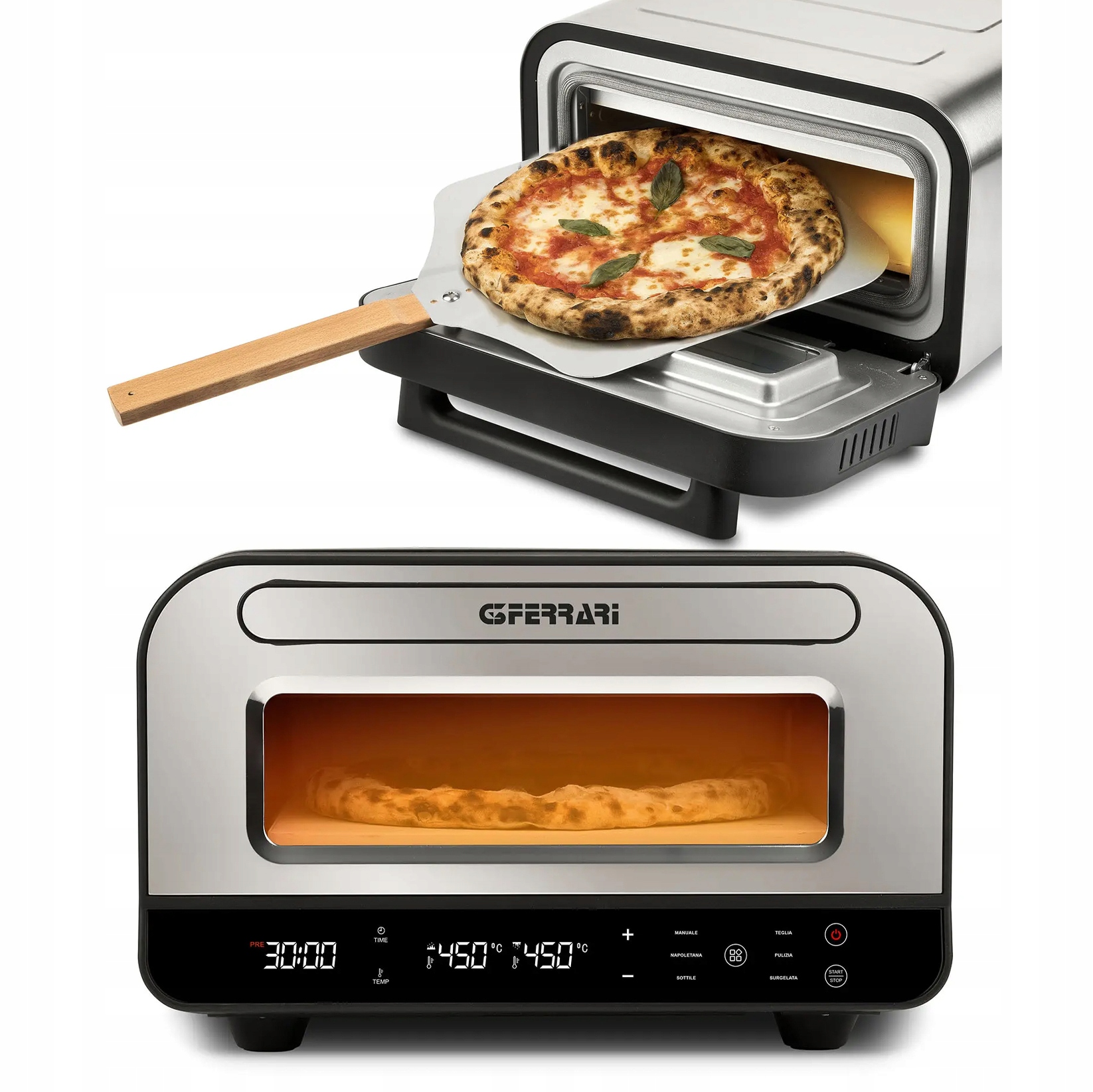 G3Ferrari PizzaOven Pizza Pro G10204 Pizza pec 6 programov