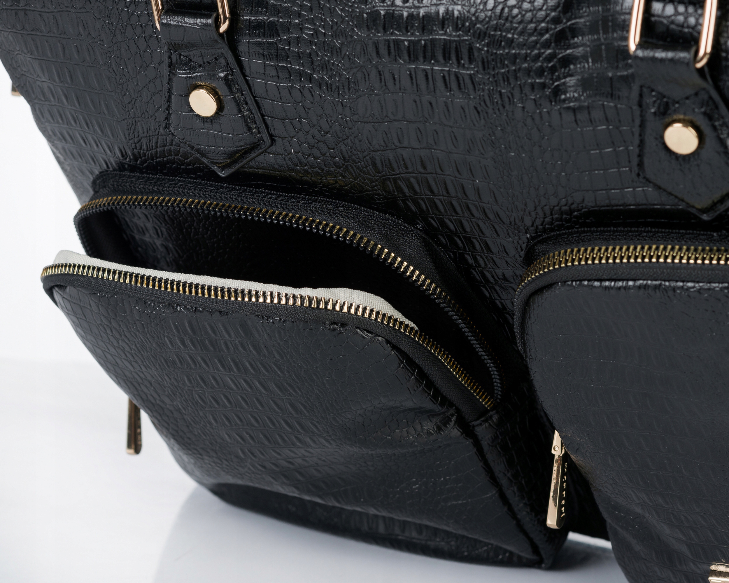 Elegancka Damska TORBA NA LAPTOPA Tableta Dokumenty Monnari Aktówka A4 Wzór dominujący bez wzoru