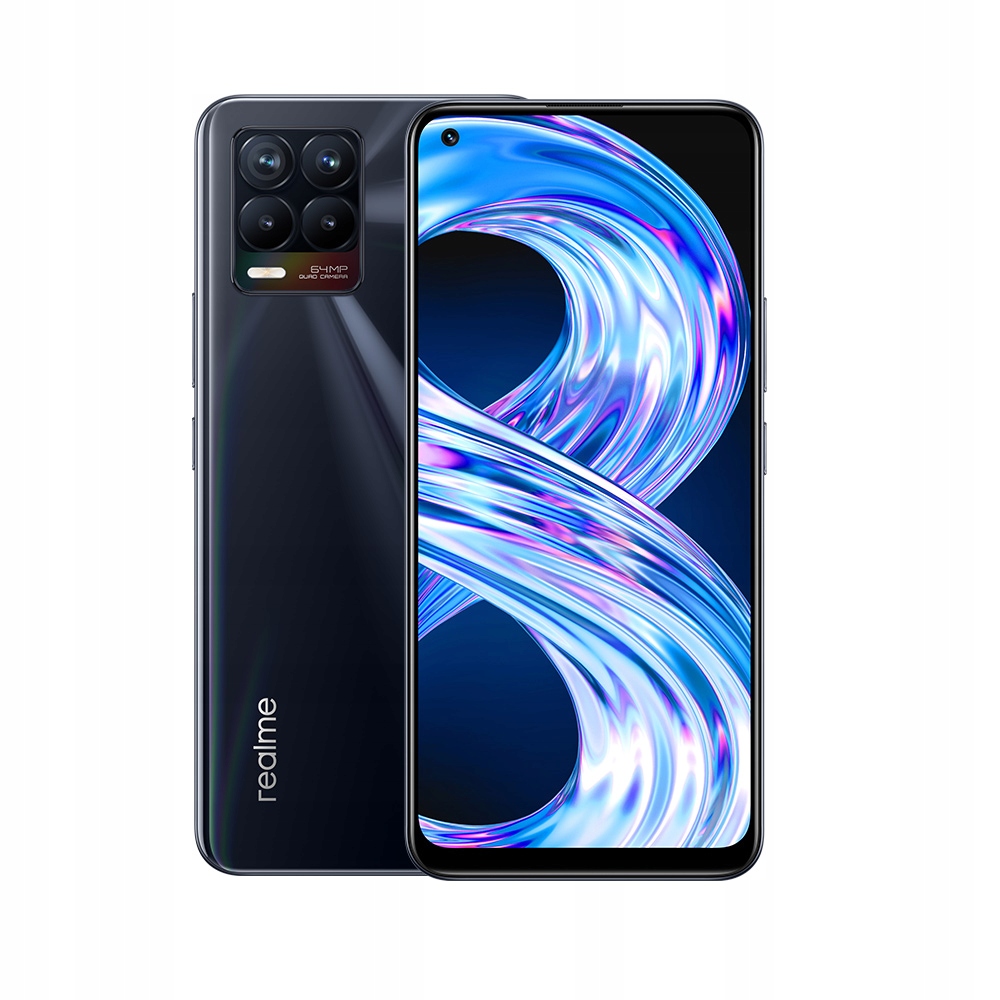 

Smartfon realme 8 6GB 128GB Głęboka Czerń