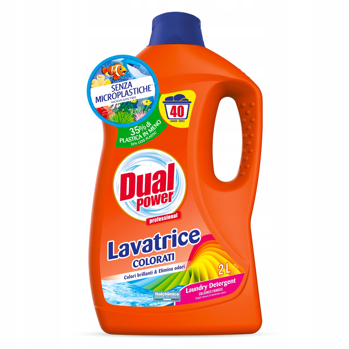 

Dual Power Płyn do prania Kolorowe Tkaniny, 2000ml
