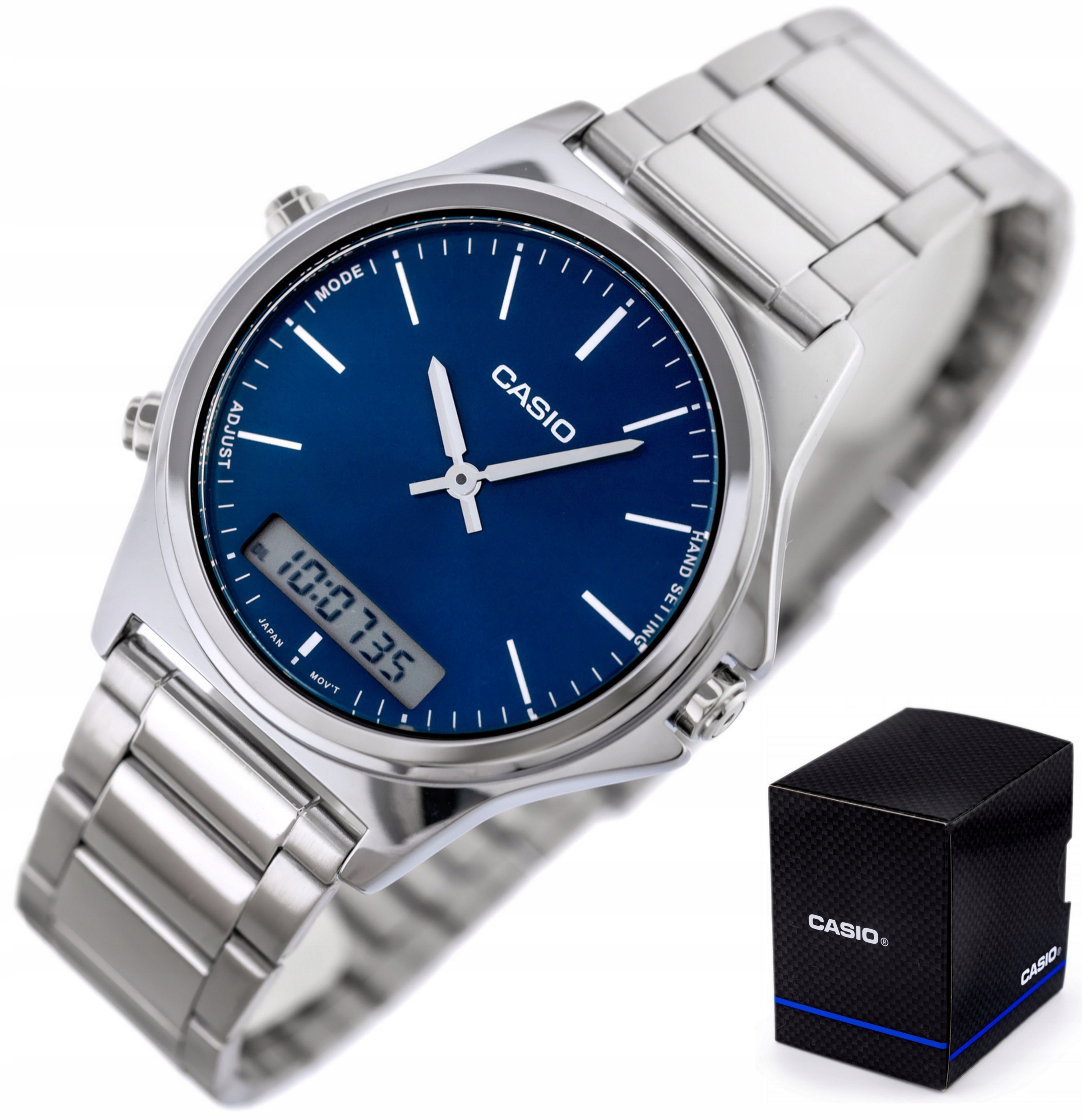ZEGAREK MĘSKI CASIO TYLOR LCD +BOX +GRAWER