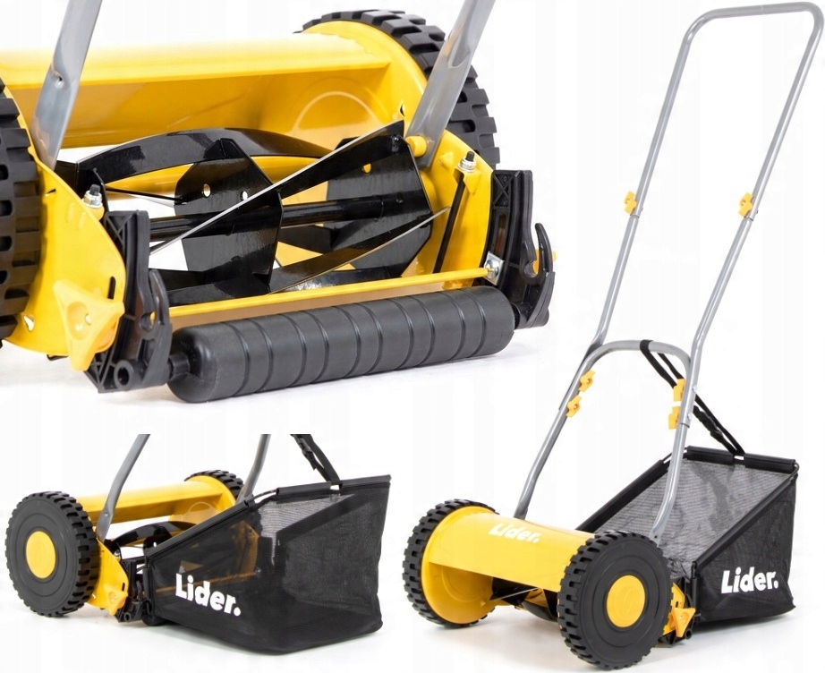 Lider TKR300 Kosiarka Ręczna Bębnowa Z Koszem Pchana Mechaniczna 30cm