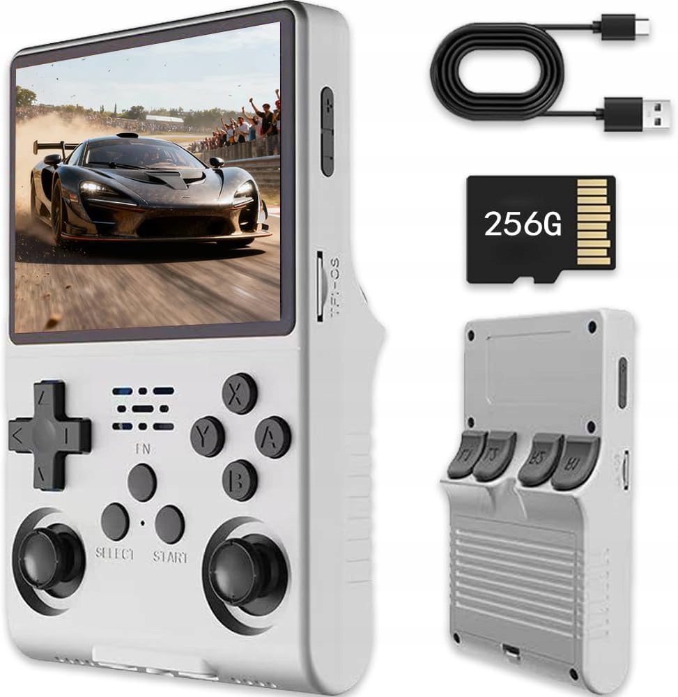 Przenośna Mobilna Konsola Do Gier Retro 30000 Gry Linux 256GB 3.5 Cala