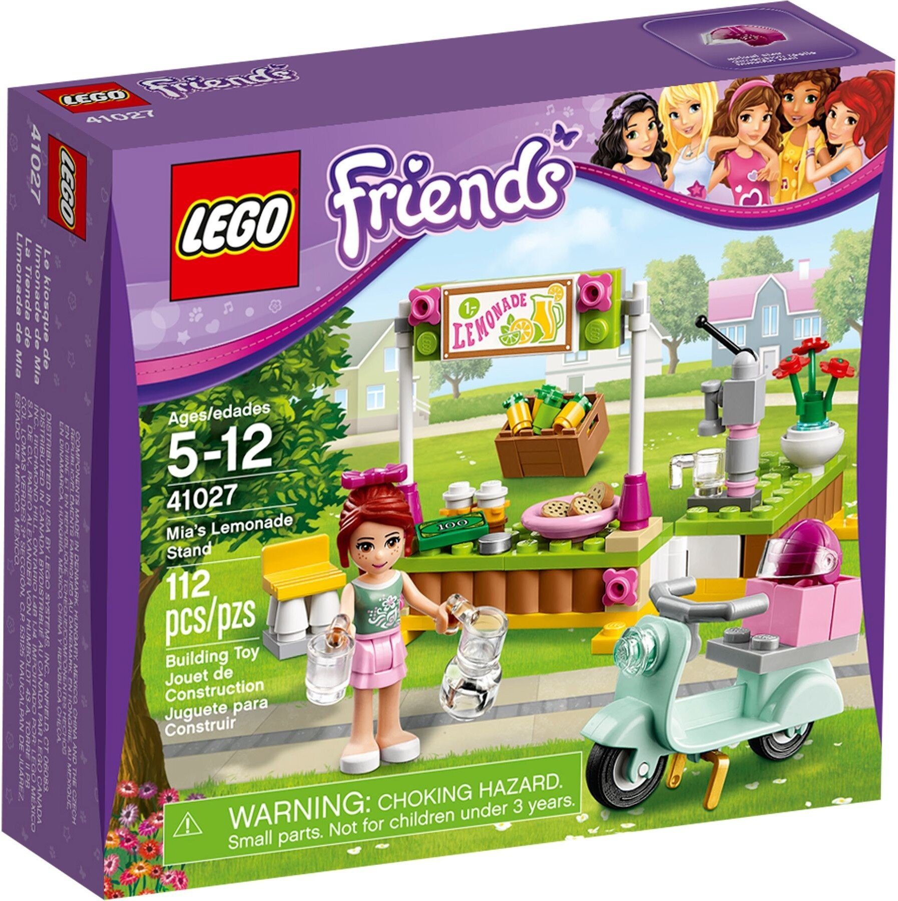 Lego Friends 41027 Stoisko Mii z napojami Nowe