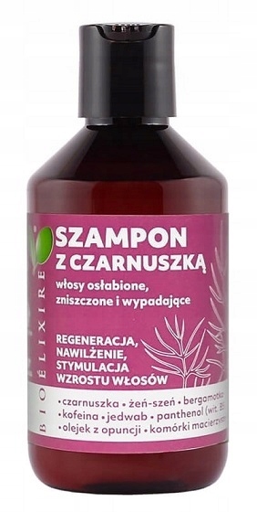 BIOELIXIRE ŠAMPON S ČIERNOU RASCOU POSILNENIE 300ml