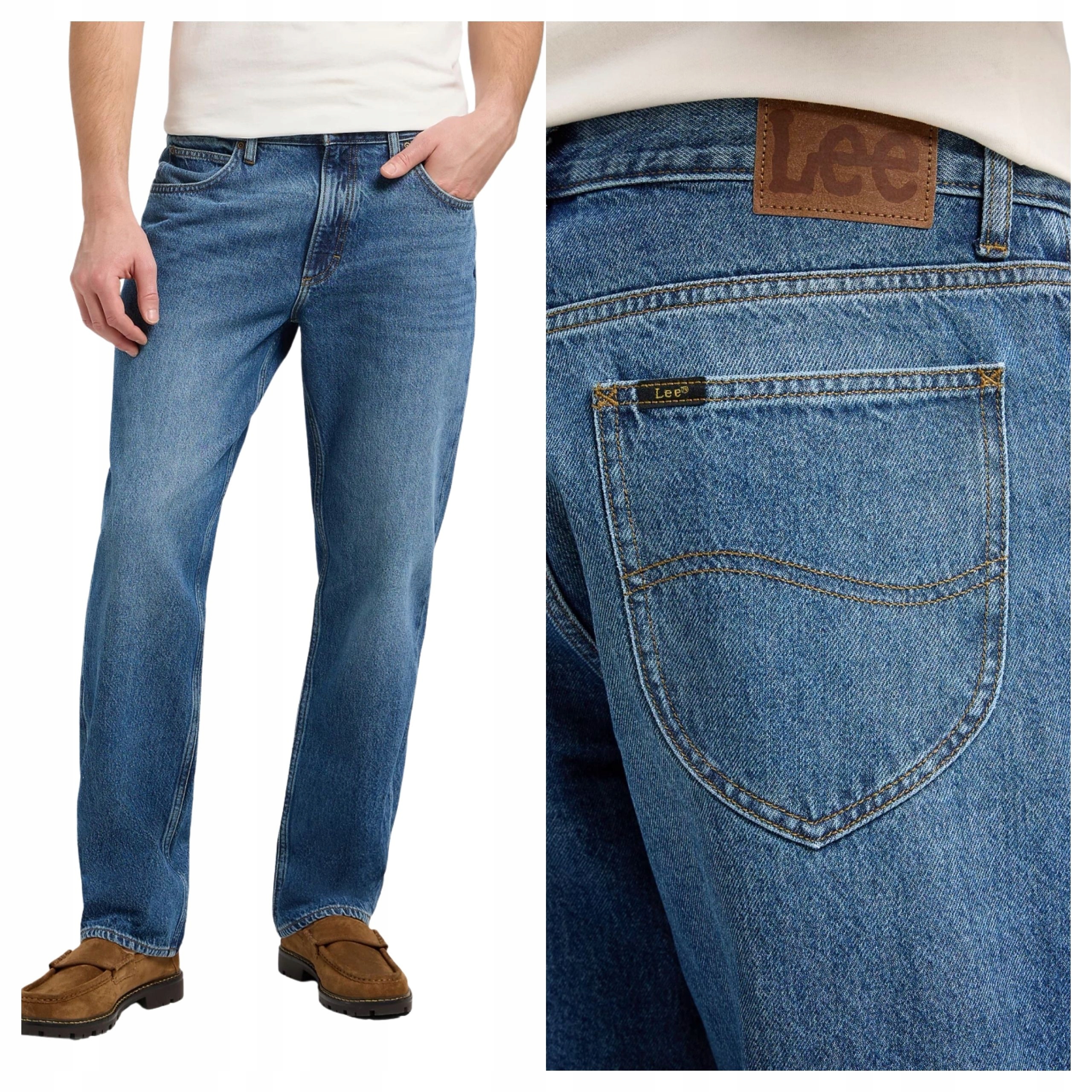 Pánské kalhoty Lee Haden Regular Fit Slim Jeans Cruise Control W33 L34