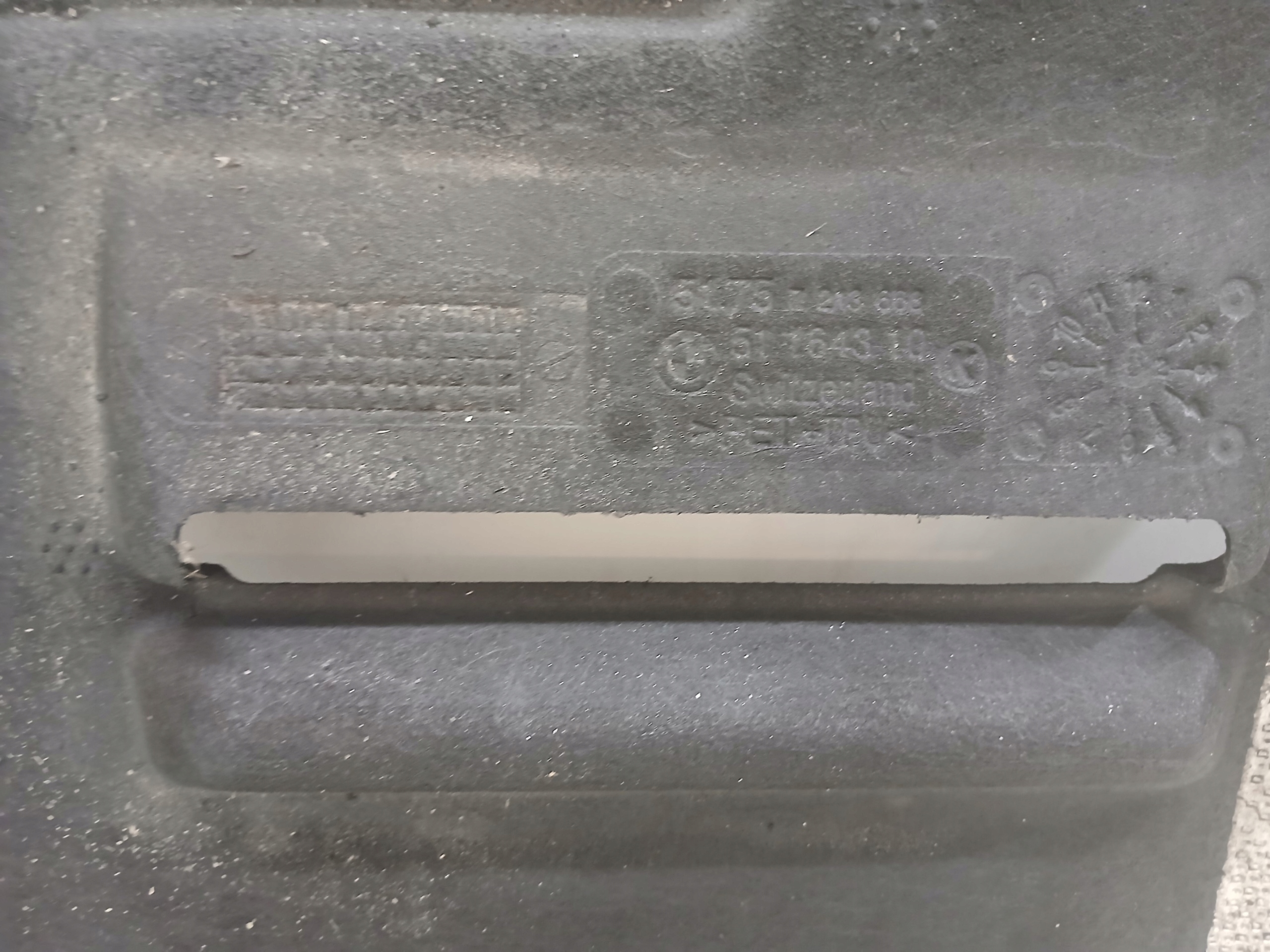 cover chassis BMW X3 F25 7213668