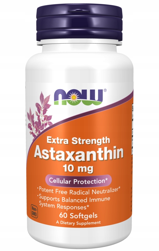 

Now Astaksantyna Organiczna Astaxanthin 10mg 60kap