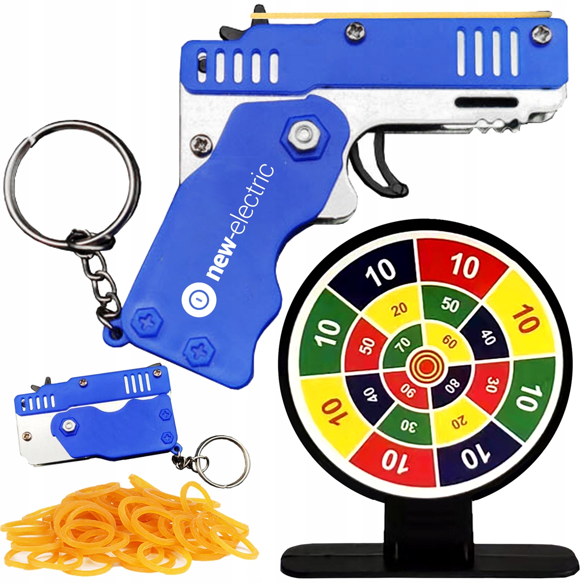 

Pistolet Na Gumki Recepturki +50 Gumek +tarcza