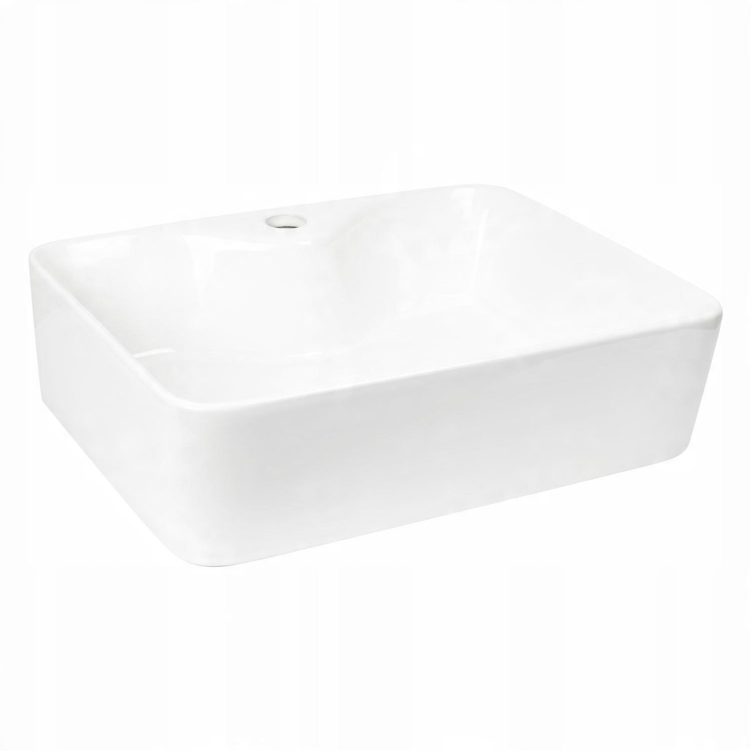 

Umywalka Ceramiczna Nablatowa Prostokątna KR-51