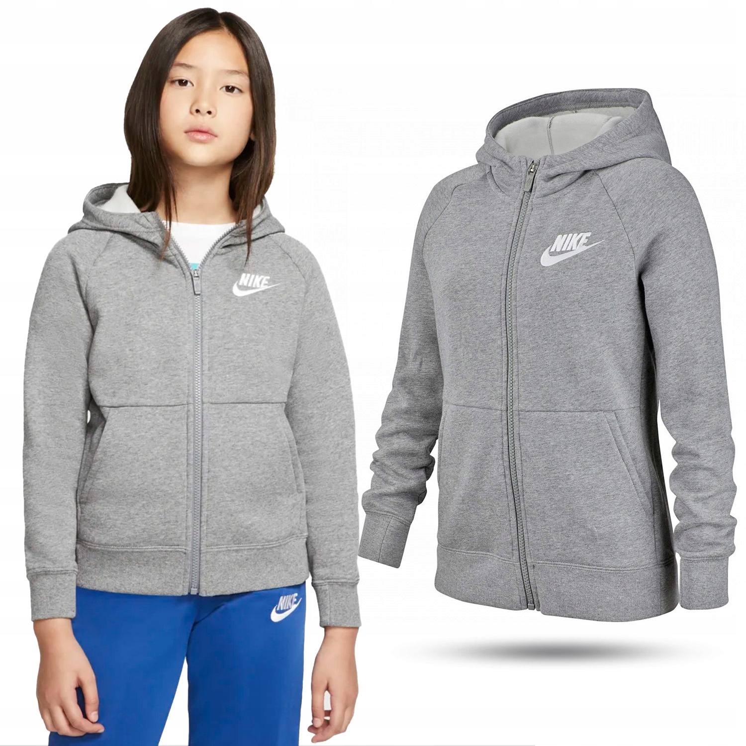 

Bluza Dziewczęca Nike Z Kapturem Bawełniana BV2712