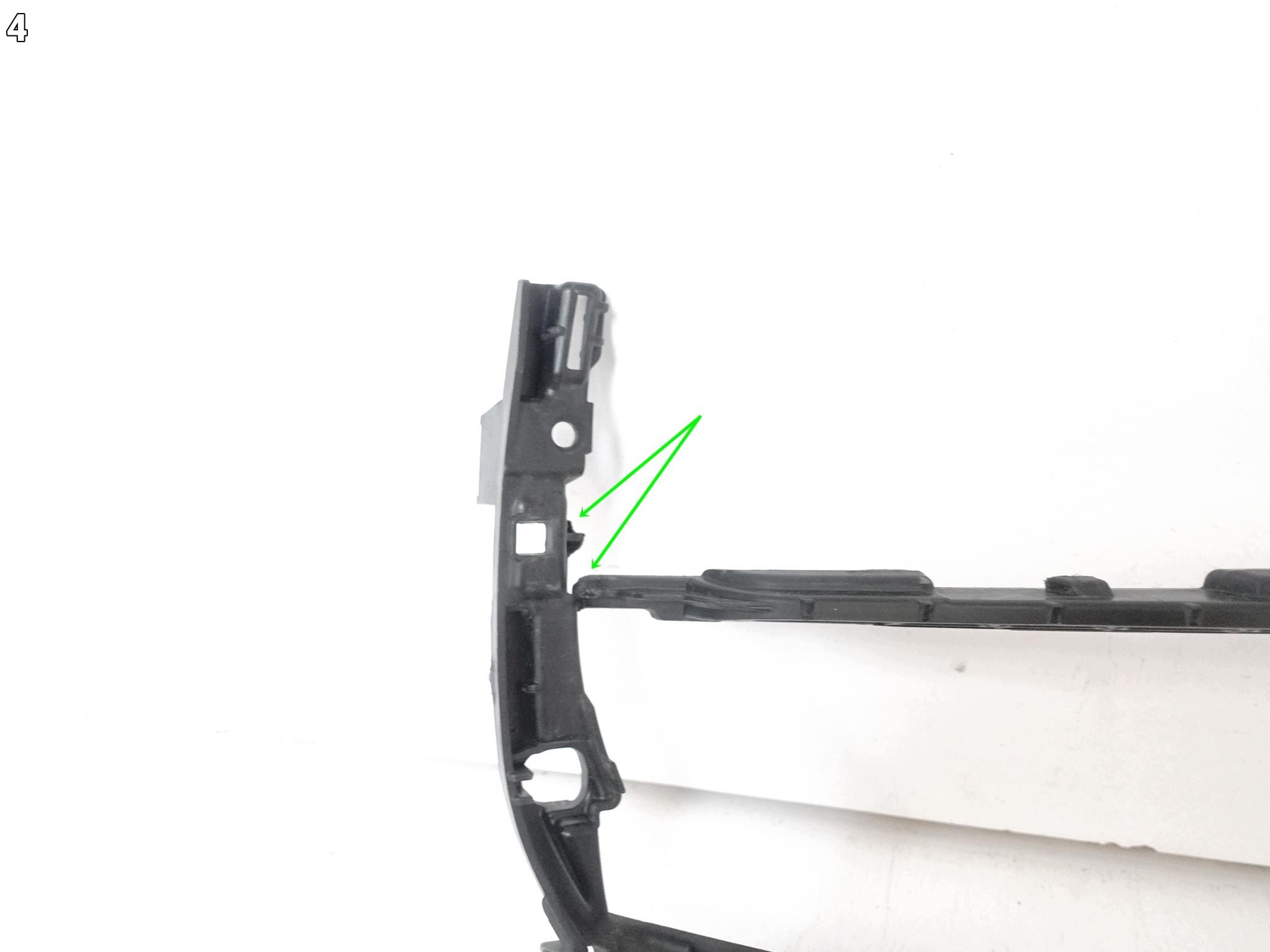 PORSCHE MACAN 95B LIFT 19- support holder KRATKI W bumper front left original