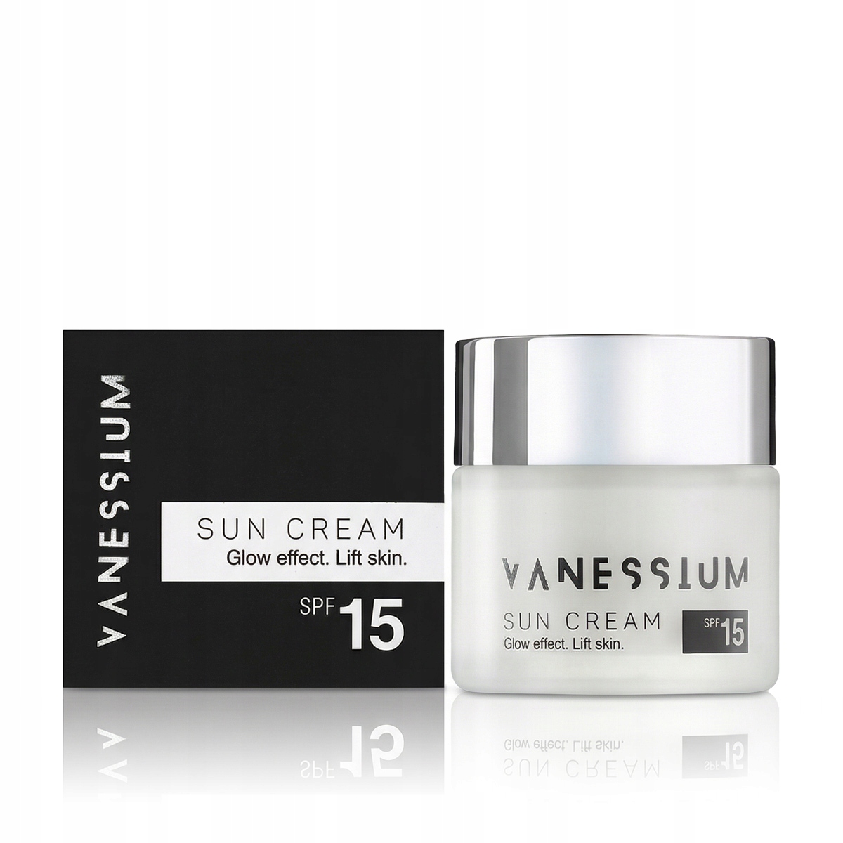 Vanessium Suncare Glow Effect Lift Skin Sun Cream Spf 15 50 ml