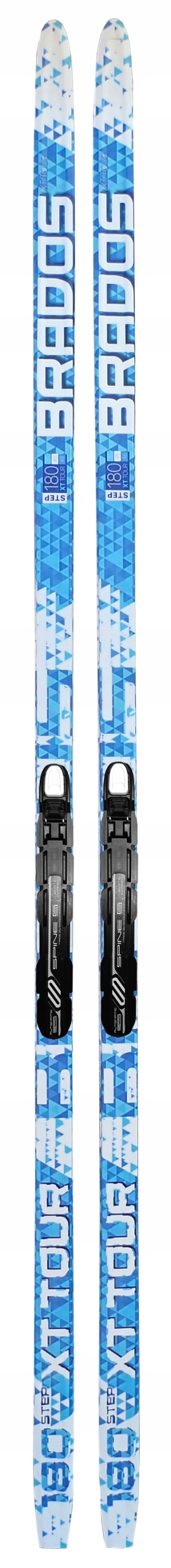 Běžecké lyže Brados 150 cm s vázáním Nnn hladké