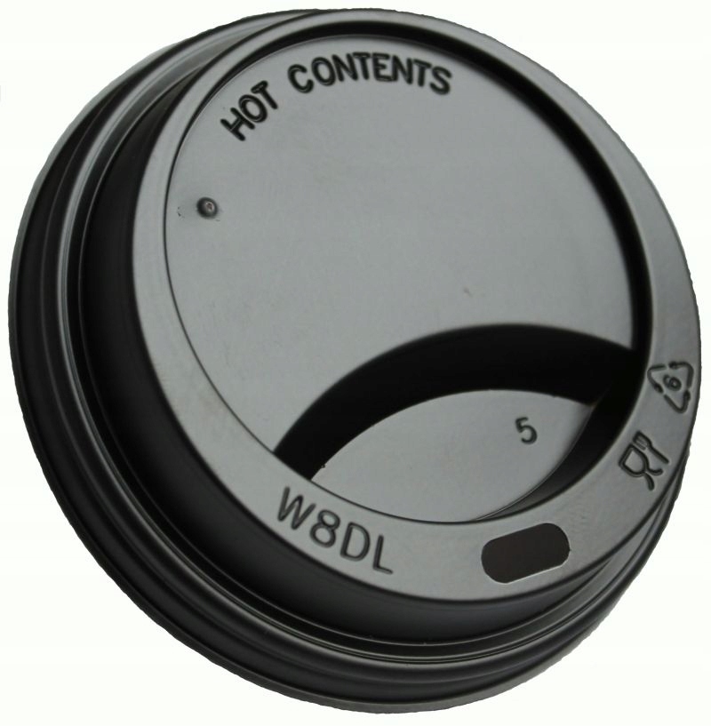 WIECZKA 80MM DO KUBKÓW PAPIEROWYCH 250ml - 100szt