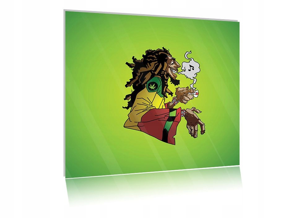 

Obraz szklany na szkle Bob Marley 04 30x30