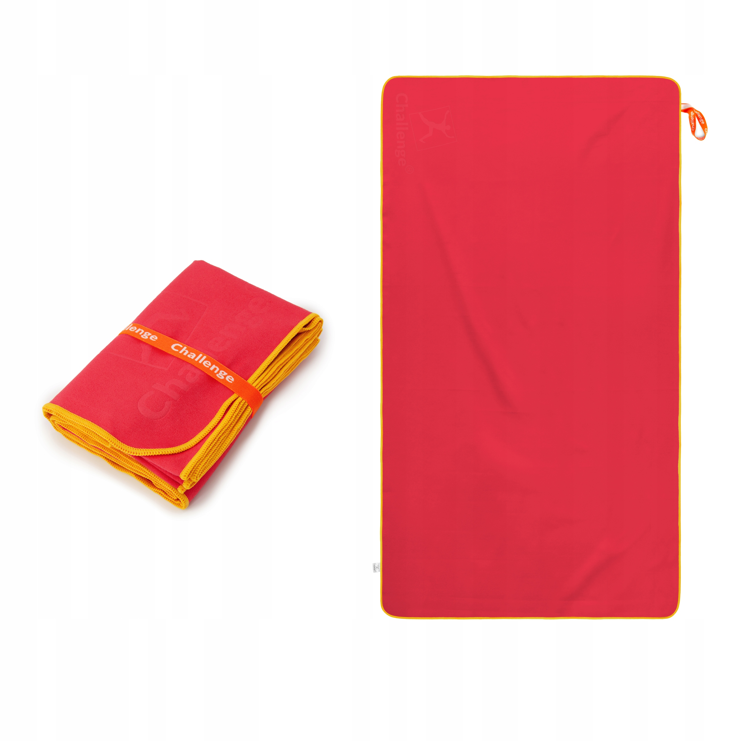 RĘCZNIK Z MIKROFIBRY 80x150 cm czerwony NEW