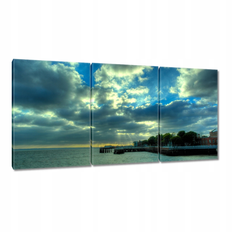 

Obrazy 120x60 Zachód słońca nad morzem